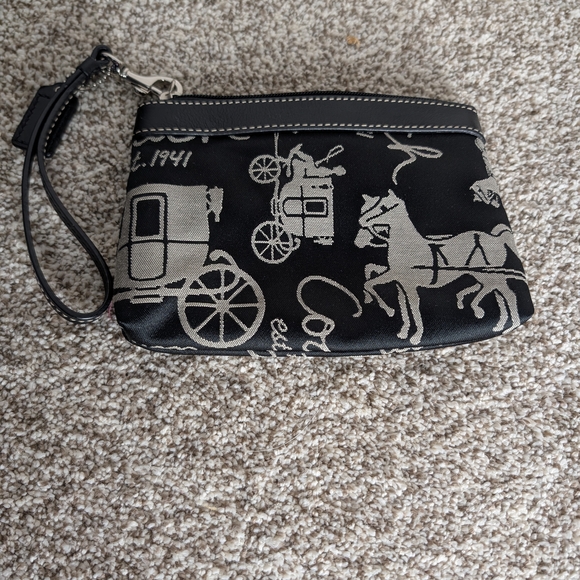 Coach Ashley Horse & Carriage Satchel + Wristlet Set Y2K Vintage - Picture 8 of 16